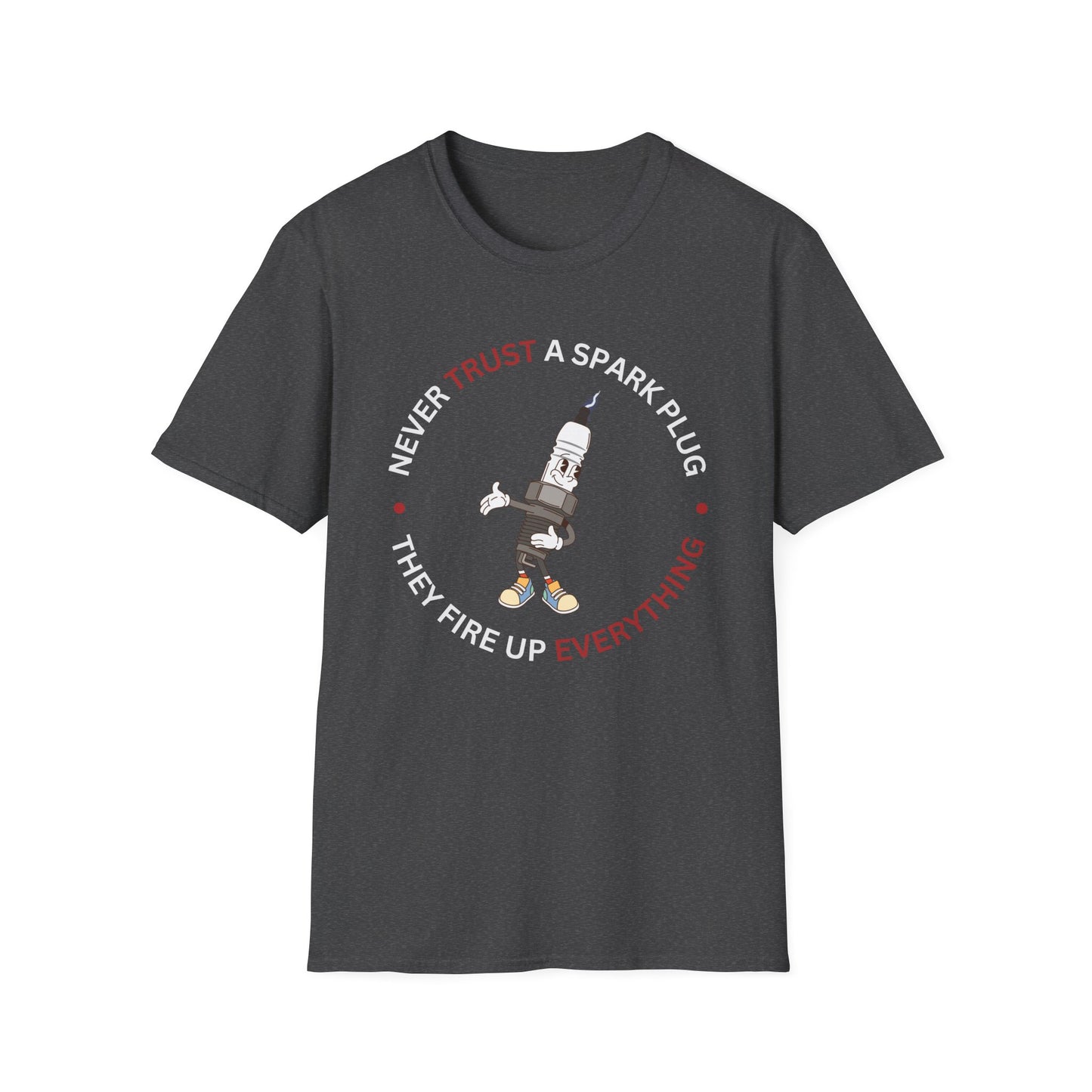 Spark Plug Humor T-Shirt