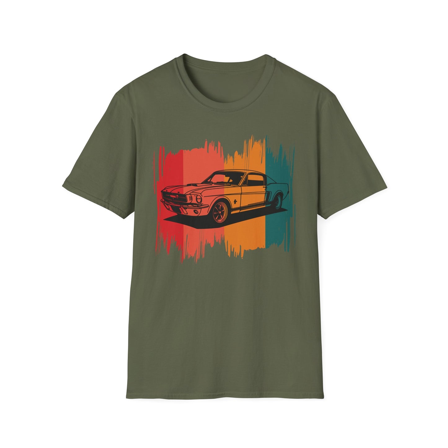 Retro Car Graphic T-Shirt