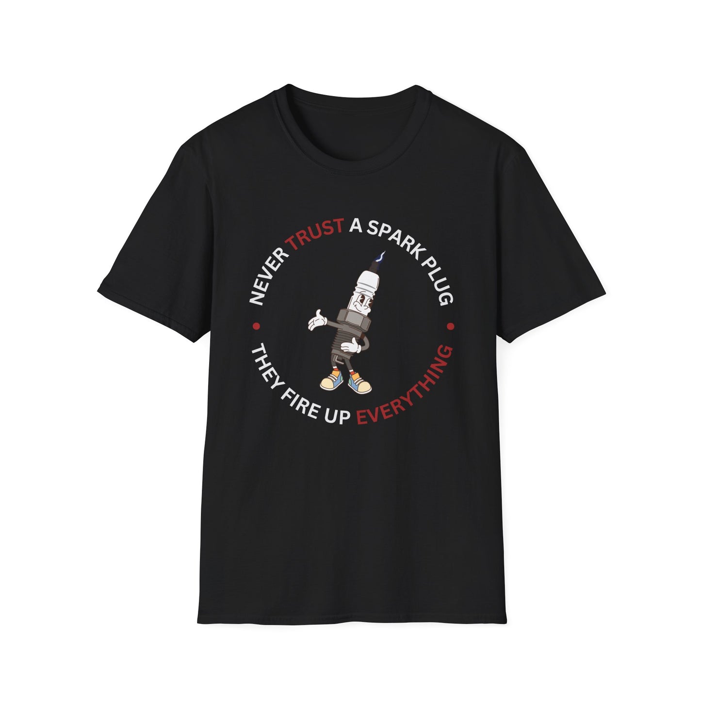 Spark Plug Humor T-Shirt