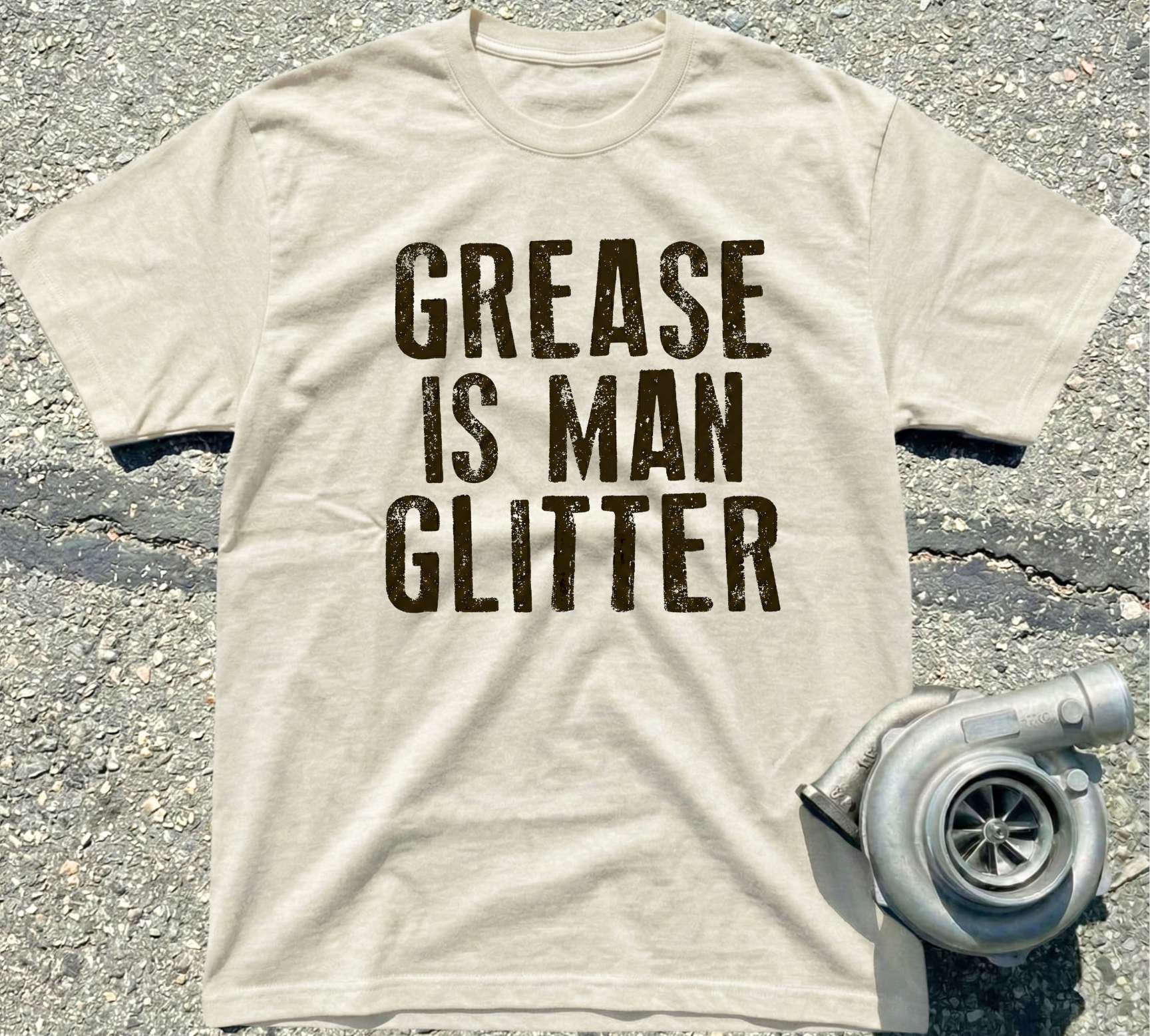 Grease Is Man Glitter