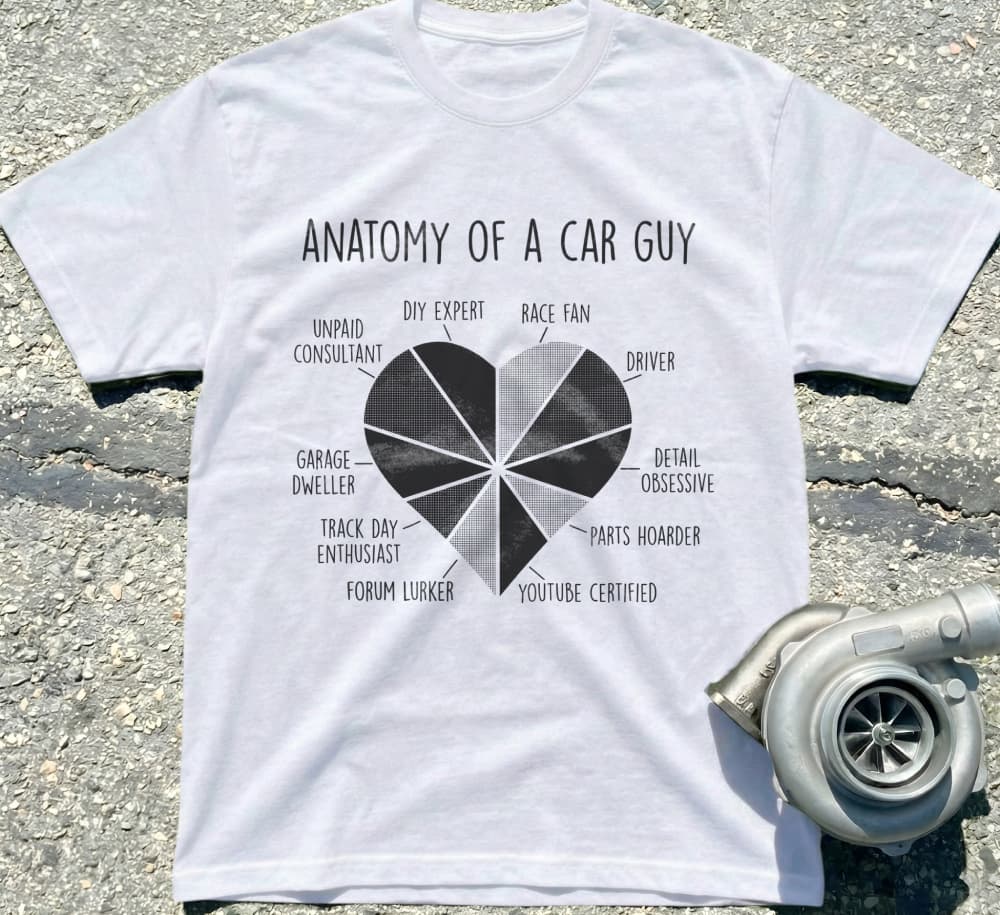 Anatomy of a Car Guy T-SHIRT