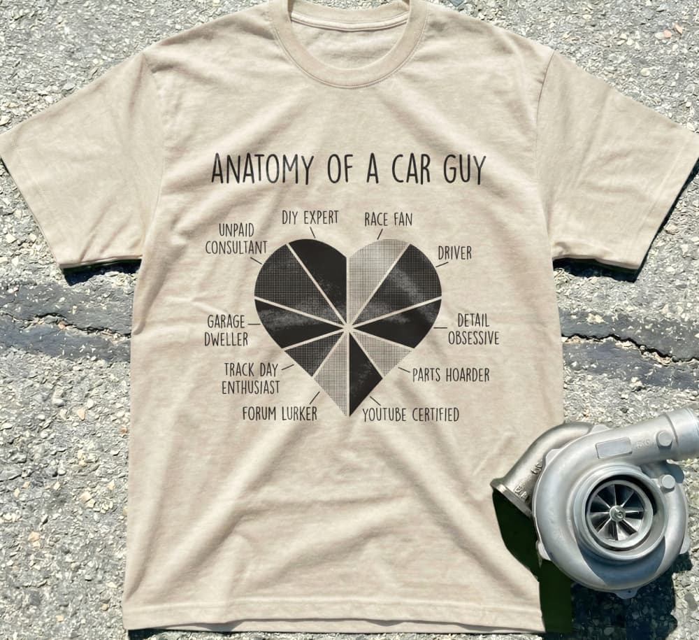 Anatomy of a Car Guy T-SHIRT