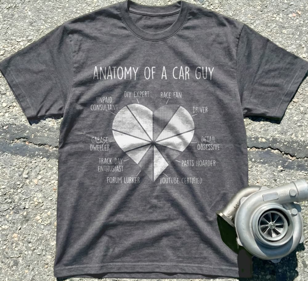 Anatomy of a Car Guy T-SHIRT