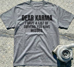 Dear Karma I Have A List