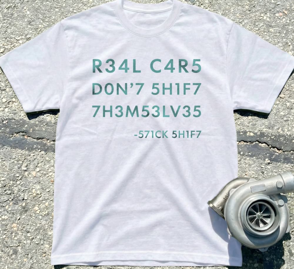 Stick Shift Eye Chart