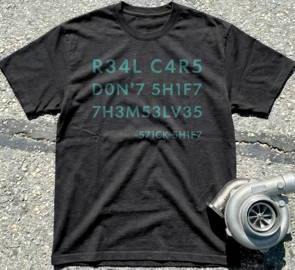 Stick Shift Eye Chart