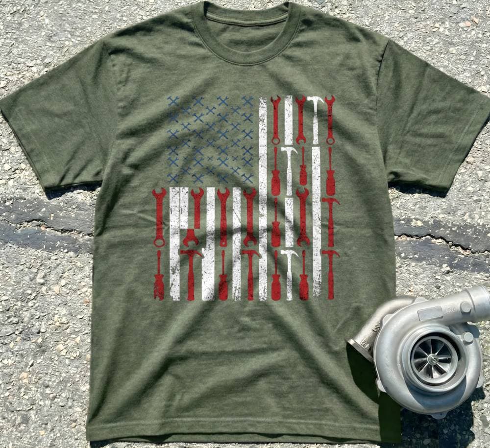 Mechanic American Flag