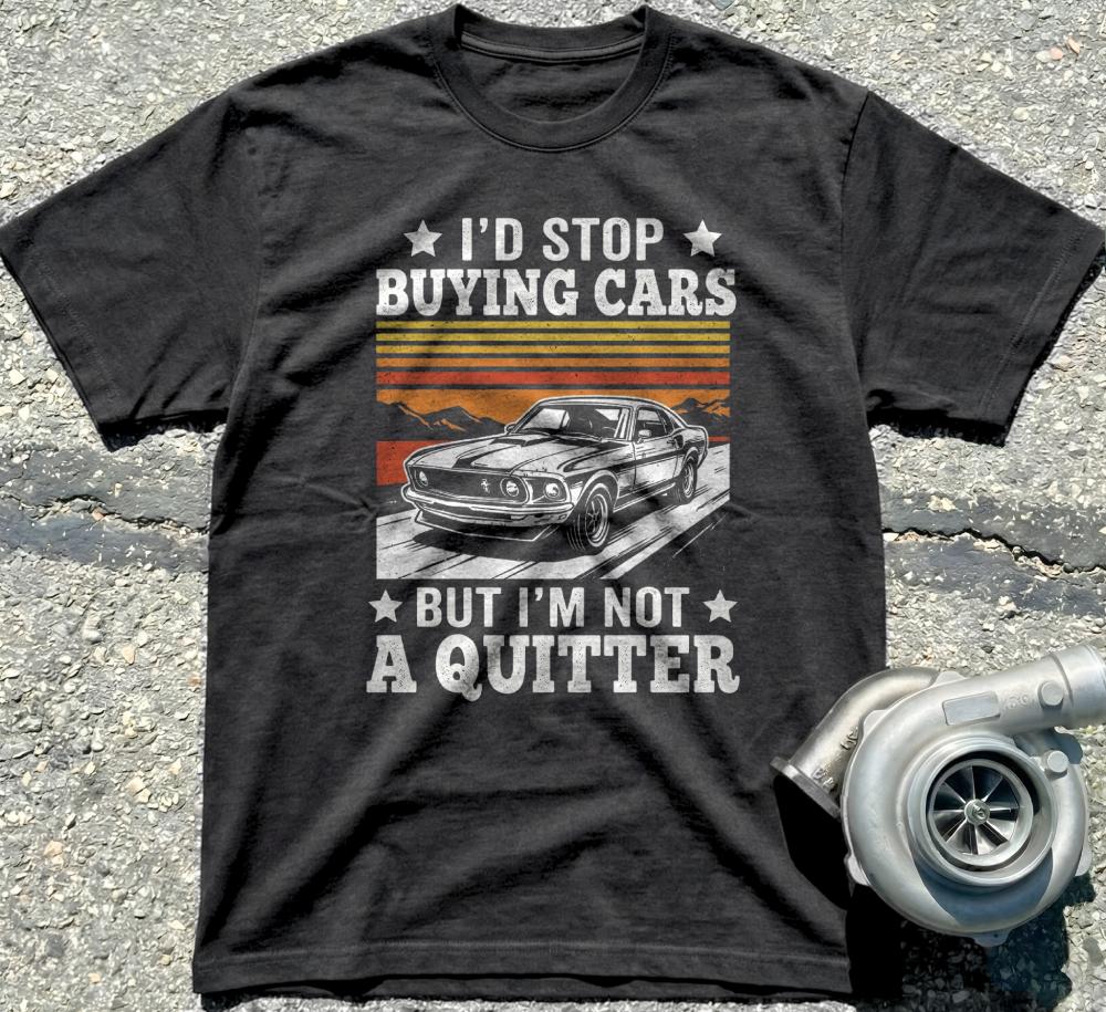 I'd Stop Buying Cars