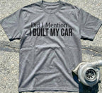 I Built My Car