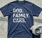 God. Family. Cars.