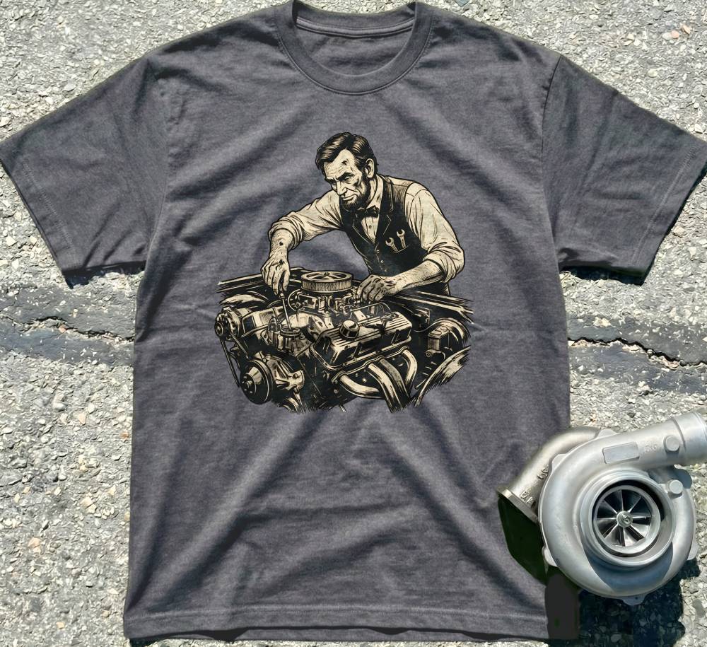 Lincoln Fixing Car