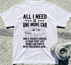 All I Need Is One More Car
