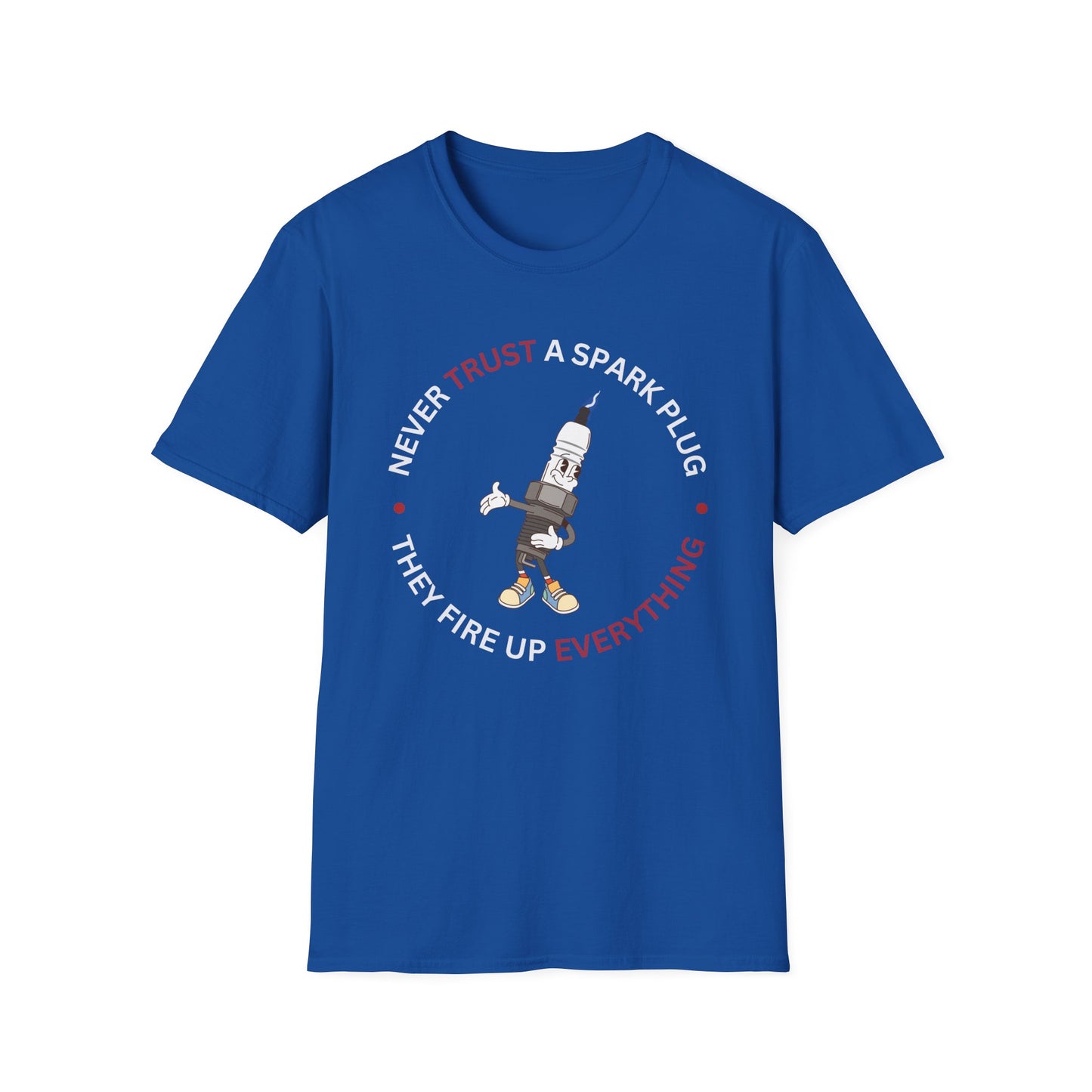 Spark Plug Humor T-Shirt