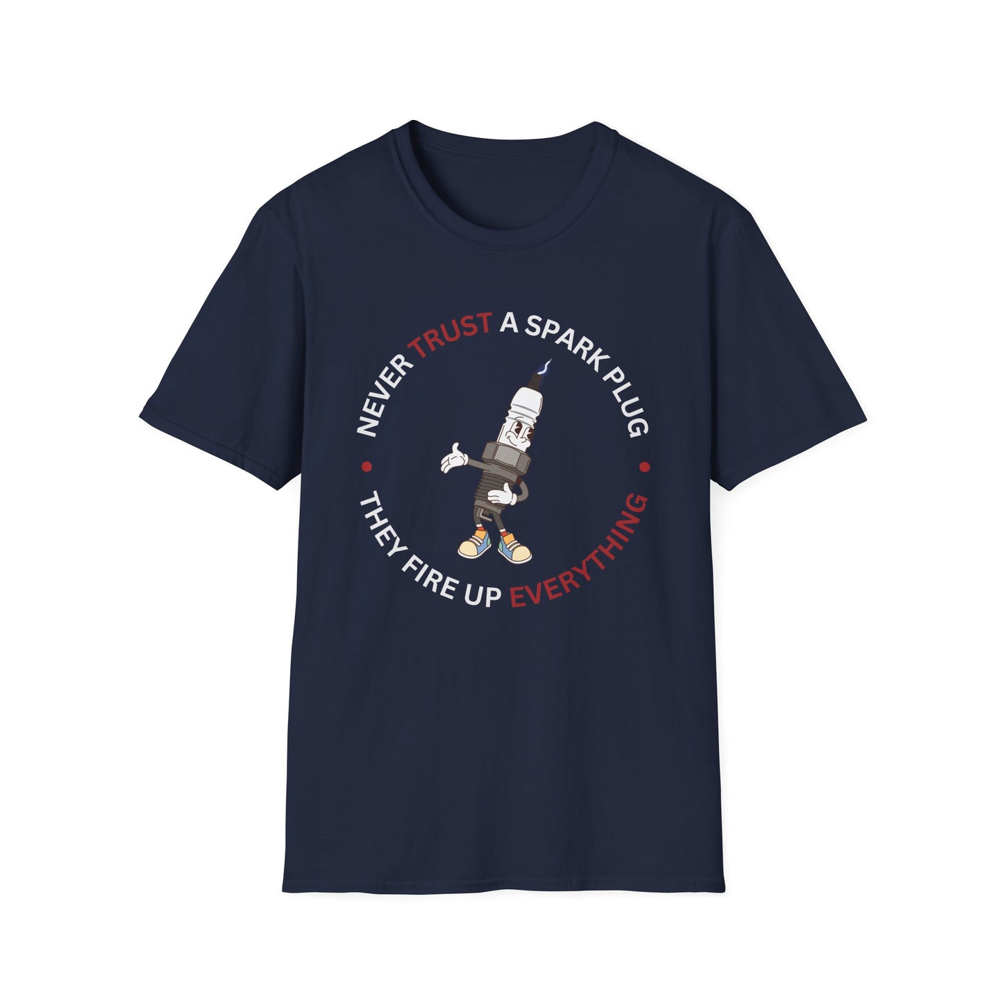 Spark Plug Humor T-Shirt